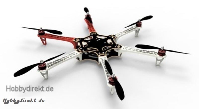 DJI F550 HexaCopter FlameWheel Profi-Baukasten Thunder Tiger 036F550