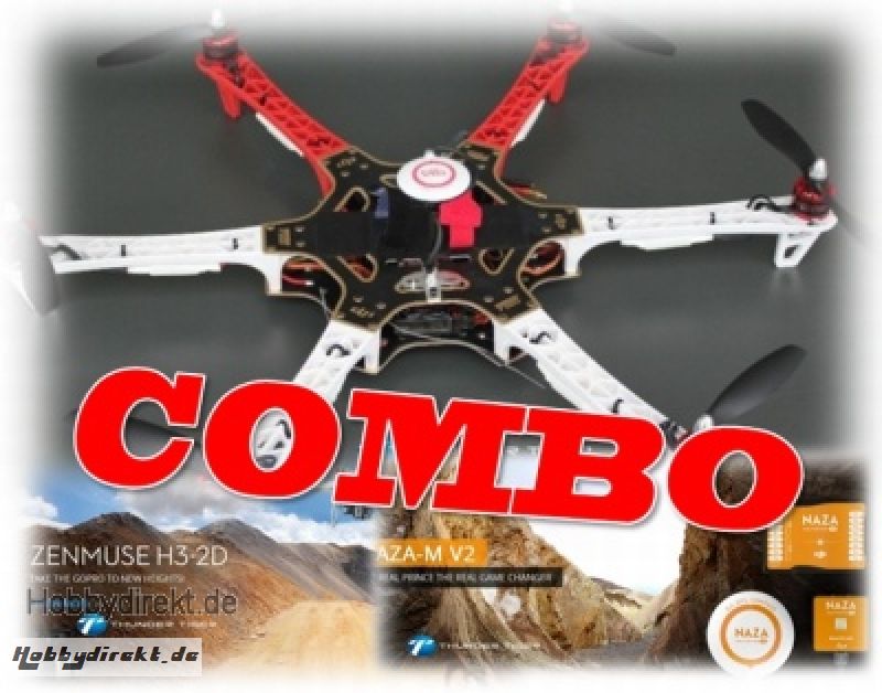 DJI F550 COMBO inkl. NAZA-M  Thunder Tiger 036F550SET