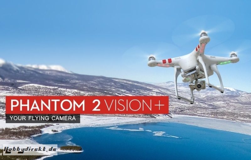 DJI PHANTOM 2 VISION PLUS V3 QuadroCopter GPS RTF 036VPLUS2