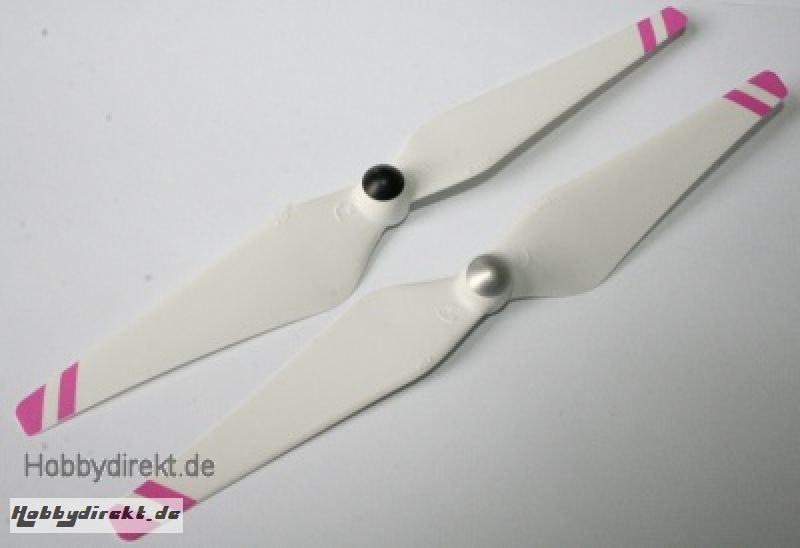 DJI VISION Propeller 9, selbst-sichernd PINK STRIPS (2) Thunder Tiger 036V_P03P