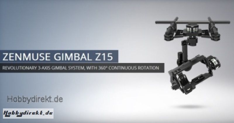 DJI ZENMUSE Z15 3D-Gimbal für SONY NEX 5 & 7 Serie Thunder Tiger 036Z15