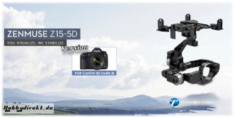 DJI ZENMUSE Z15 3D-Gimbal für CANON 5D MARK III Thunder Tiger 036Z155DM3