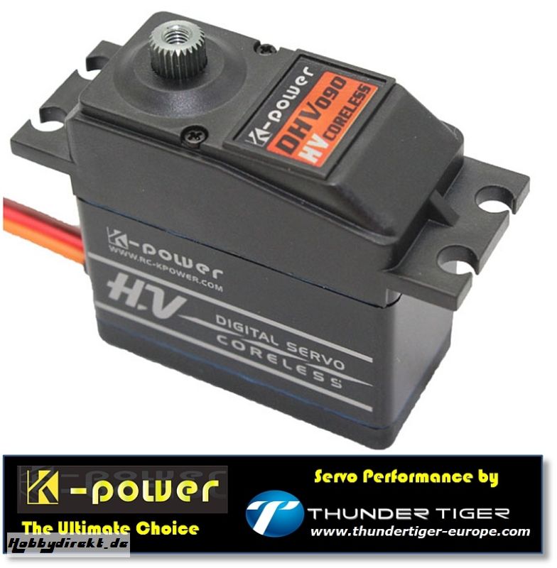 K-POWER by TTE Servo HV Digital Coreless DHV090 Thunder Tiger 042DHV090