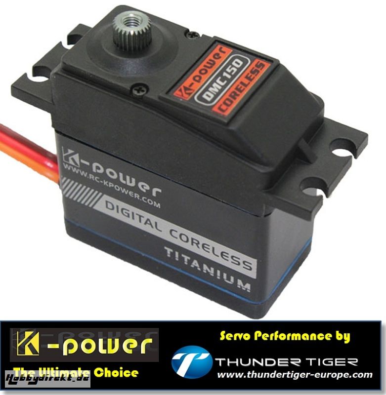 K-POWER by TTE Servo Digital Coreless DMC150 Thunder Tiger 042DMC150