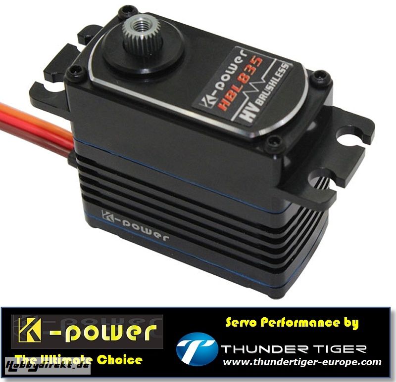 K-POWER by TTE Servo HV Brushless Digital HBL835 Thunder Tiger 042HBL835