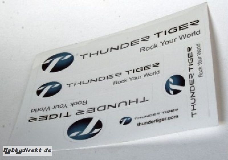 Decals TT ROCK YOUR WORLD Neu Thunder Tiger 1319