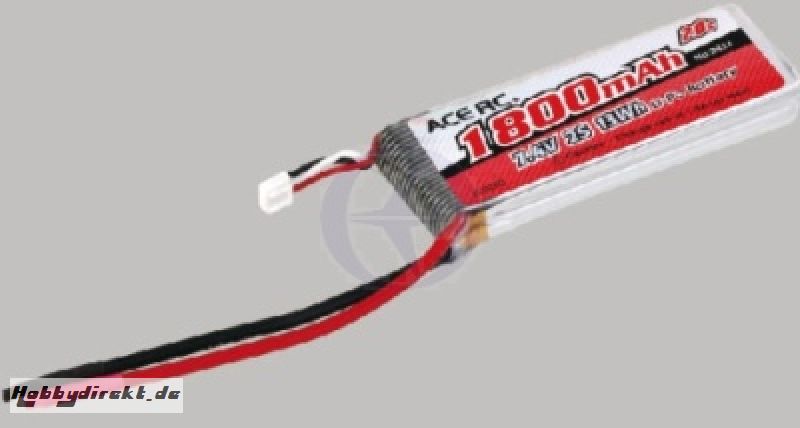 LiPo 2S-1800 20C 7,4V, ACE Thunder Tiger 2824