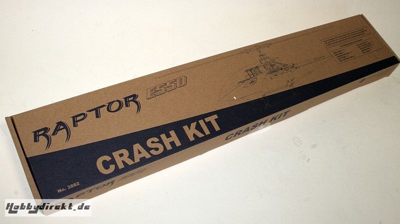 E550 CRASH KIT Ersatzteile-Set Thunder Tiger 3882