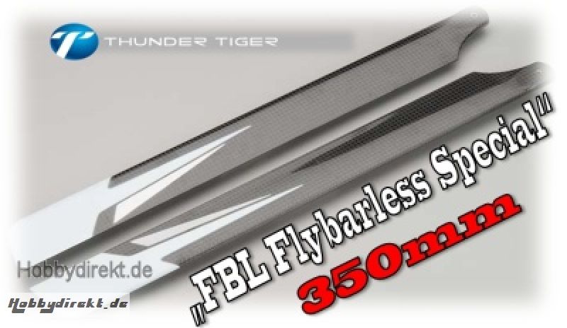 Flybarless CARBON Blätter 350mm NEU 2014 Thunder Tiger 3933