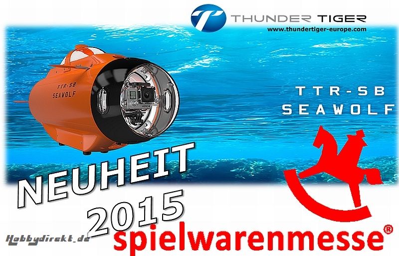 SEAWOLF U-Boot RTR inkl. FPV-Live-Bild-Kabel-System Thunder Tiger 5222-F10