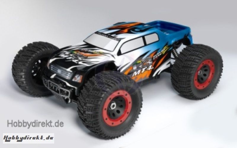 MT-4 G3 Monster truck 1:8 Brushless RTR 2,4GHz Blau Thunder Tige