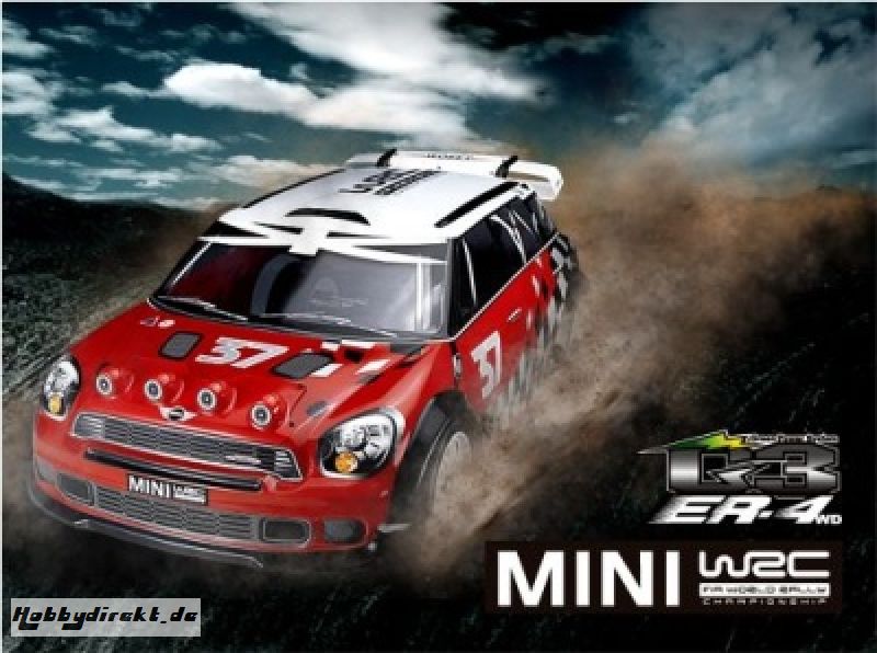 ER4 G3 1:8 4WD RALLY-CAR ARTR MINI WRC John Cooper Thunder Tiger