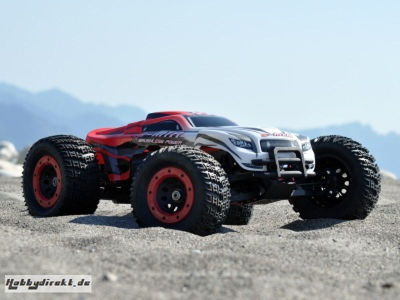 e-MTA 1:8 4WD Brushless ULTIMATE-MONSTER Truck RTR, ROT Thunder 