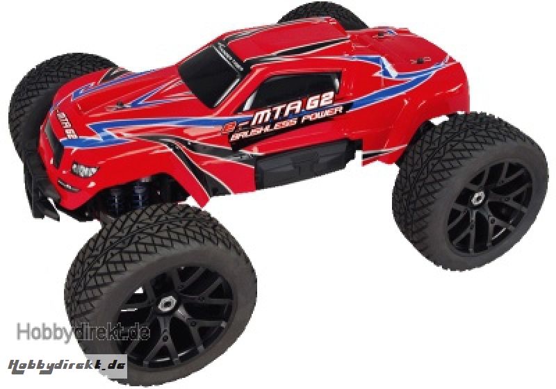 Thunder Tiger e-MTA G2 1:8 Brushless Monster Truck RTR rot Thund