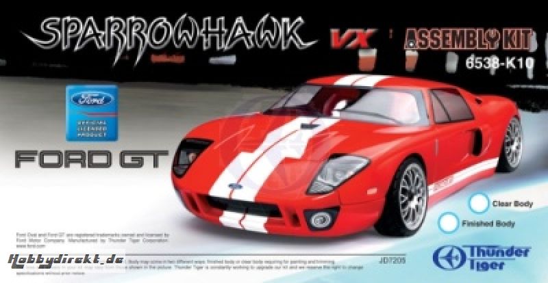 FORD GT(F)  Sparrowhawk VX Kit Thunder Tiger 6538-K10B