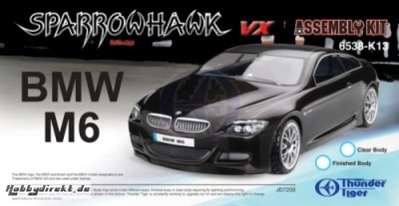 BMW M6(F)  Sparrowhawk VX Kit Thunder Tiger 6538-K13B