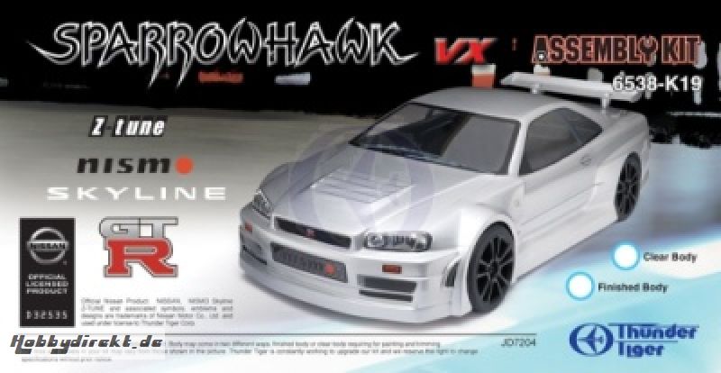 SKYLINE GTR  Sparrowhawk VX Kit Thunder Tiger 6538-K16