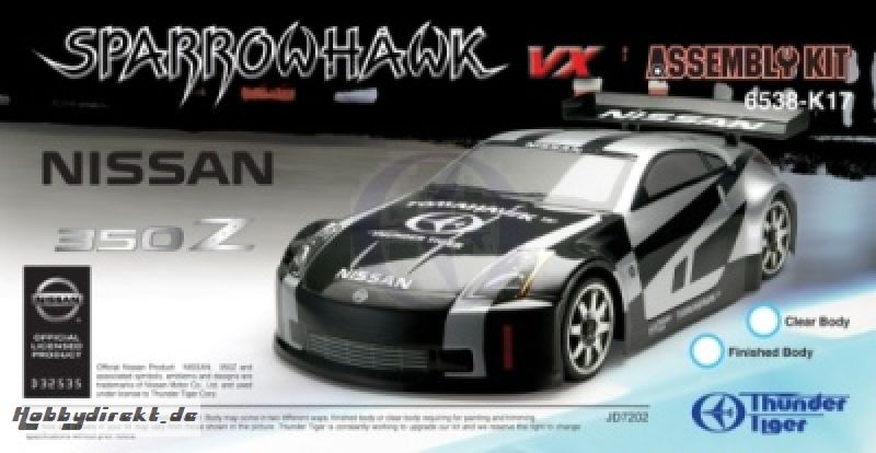 NISSAN 350Z(F)  Sparrowhawk VX Kit Thunder Tiger 6538-K17B