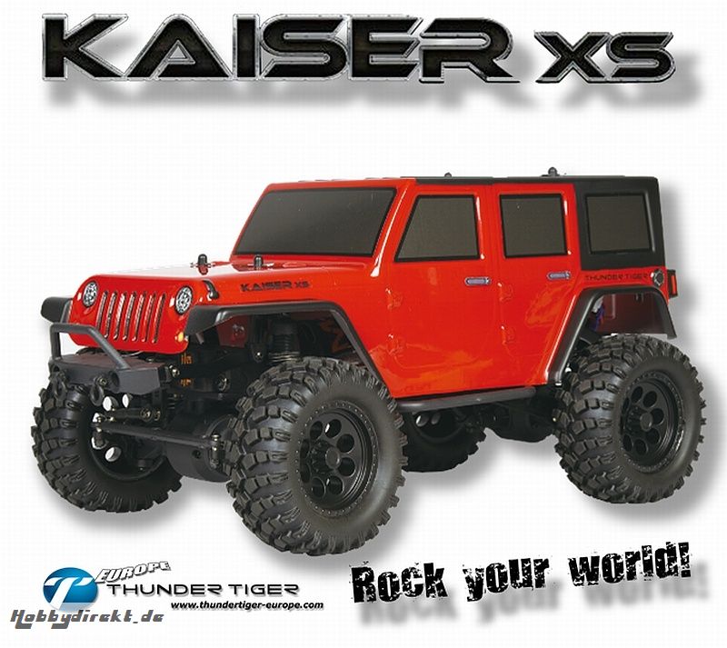 KAISER XS 1:14 OFF-ROAD 4WD ROT RC WaterProof Design Thunder Tiger 6602-F131-A2