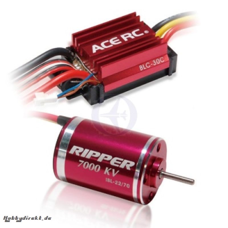 Brushless Regler BLC-30C  PWR & BL Motor 2336 Thunder Tiger 8054