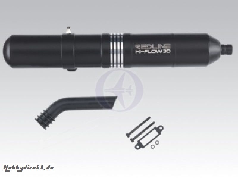 Schalldämpfer HI-FLOW 3D für RL-53H Thunder Tiger 9722