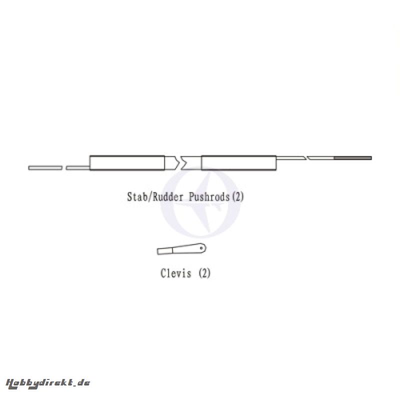 hintere Rudergestänge Thunder Tiger AS6035