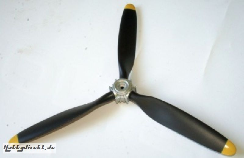 Propeller, 3-Blatt, Kunststoff, Scale für 4372SZ Thunder Tiger AS9230SZ