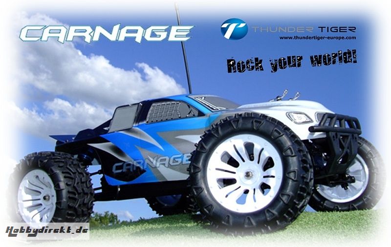 FTX CARNAGE 4WD TRUGGY 1:10 Waterproof Elektronik Thunder Tiger FTX5538