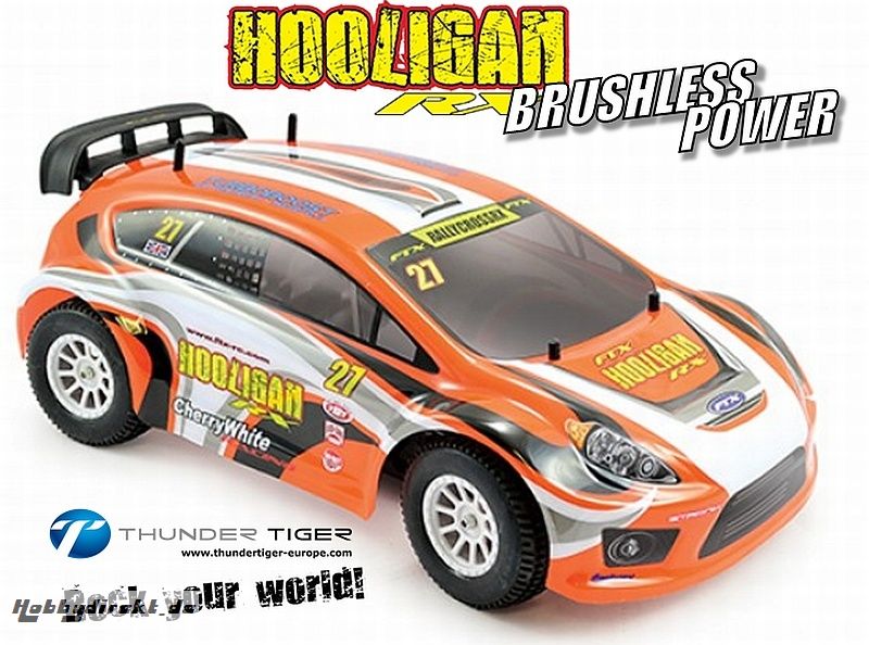 FTX HOOLIGAN 4WD RallyCross BRUSHLESS 1:10 Waterproof Thunder Tiger FTX5544