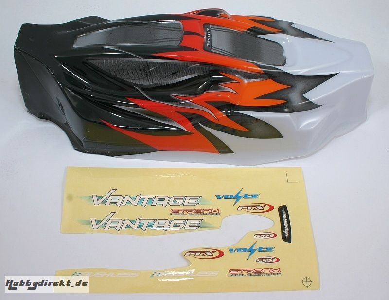 FTX VANTAGE Buggy-Karosserie, ORANGE, Grau, Weiß, Schwarz Thunder Tiger FTX6283