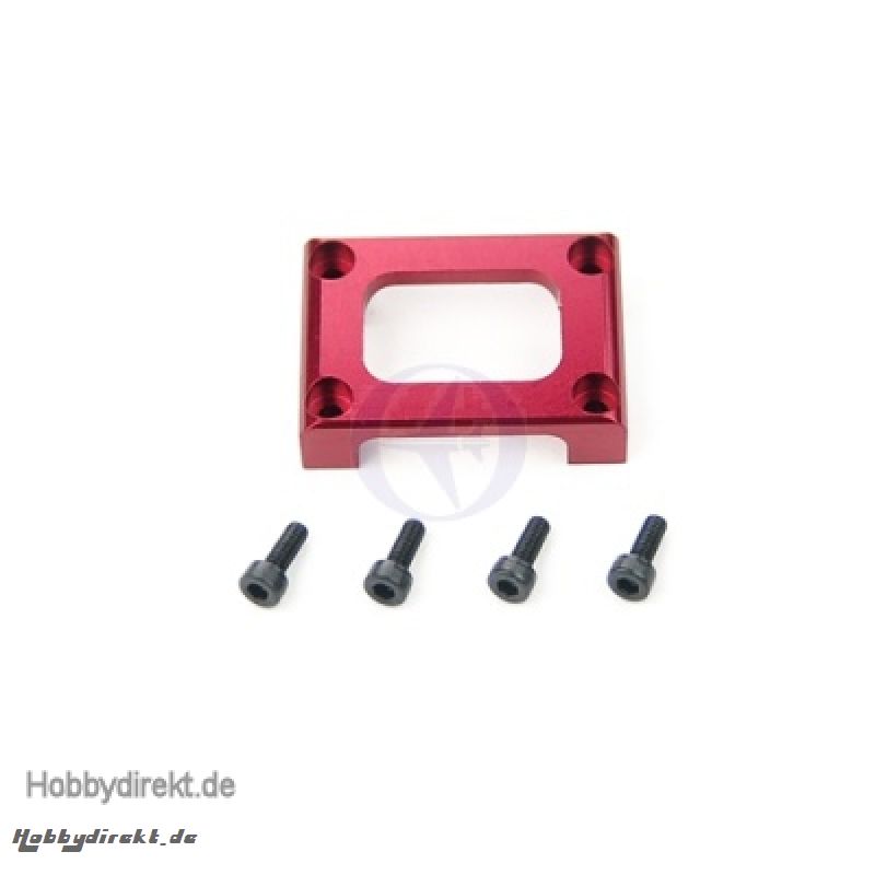 Diff-Top-Deck Mitte, Alu, CNC Tuning, Rot, G3 Serie Thunder Tiger PD02-0013