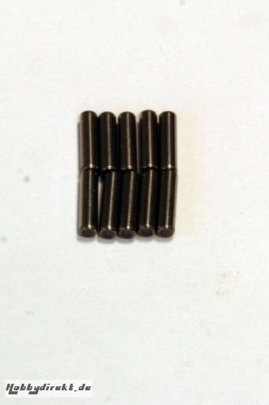 e-MTA Pins 2,5x16 für Getriebe-Zahnräder, Stahl (10) Thunder Tiger PD05-0027