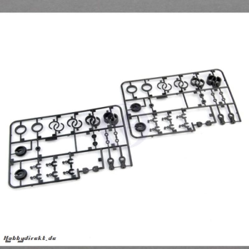 EB4 S2/2.5 & RALLY Kunststoffteile für Dämpfer, Set (4) Thunder Tiger PD0562
