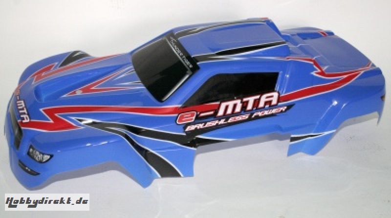 eMTA G2 Karosserie, Monster-Truck 1:8, BLAU, Lexan Thunder Tiger PD09-0116