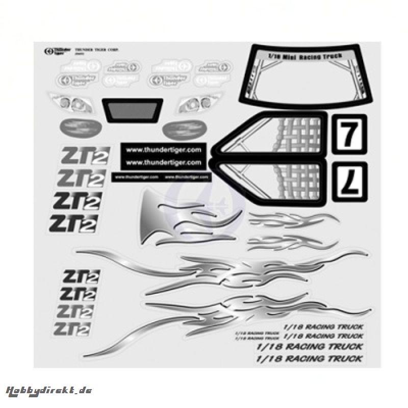 Dekorbogen ZT Thunder Tiger PD2151