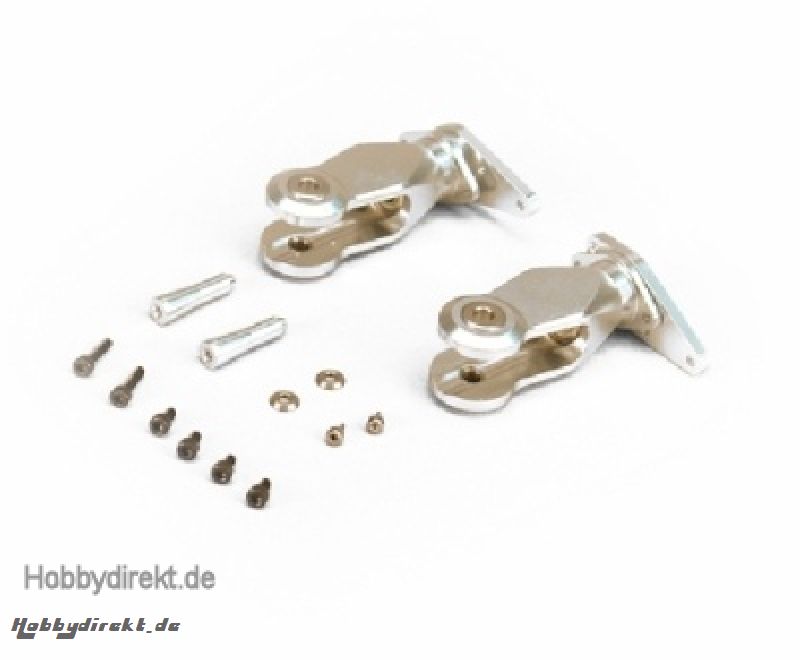 E820 FBL Haupt-Rotor-Blatthalter, Alu CNC Komplett-Set (2) Thunder Tiger PV0579