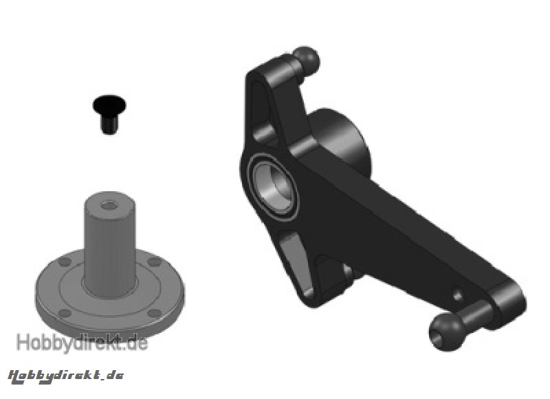 E820 Control Arm Umlenkung, Alu CNC, Rechts, Set (1) Thunder Tiger PV0591