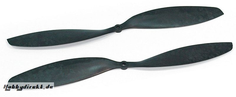 X650 Propeller SCHWARZ, Kunststoff (2) Thunder Tiger PV1872