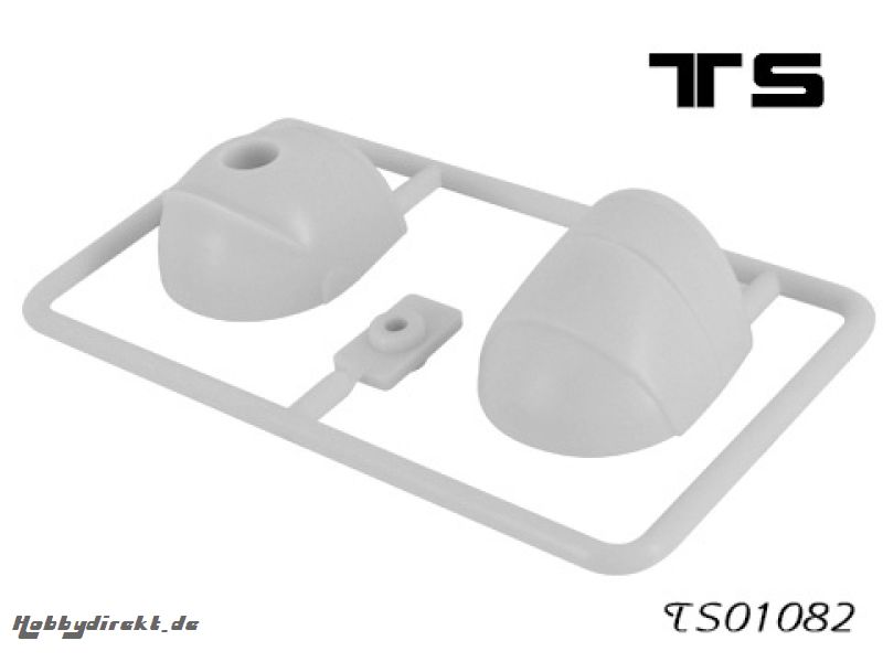 Team Saxo Helm für F1 Karosserie, unlackiert, Weiß Thunder Tiger TS01082