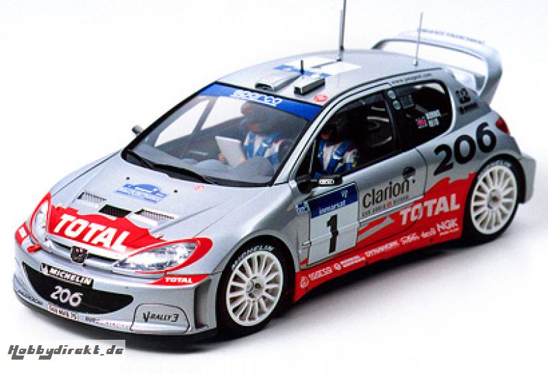 PEUGEOT 206 WRC   2002 Tamiya 24255