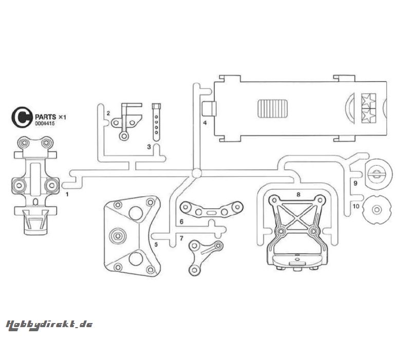 C-Teile 56701 Tamiya 0004415