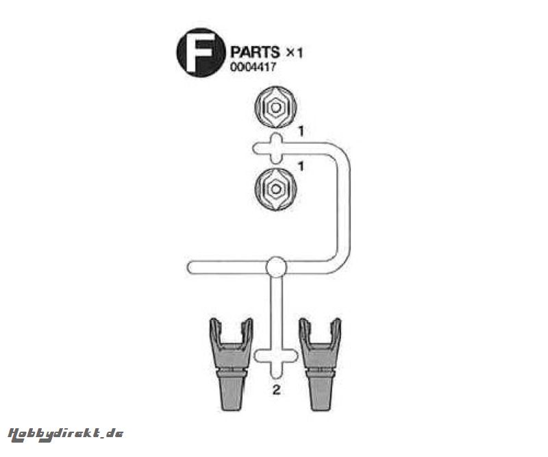 F-Teile 56701 Tamiya 0004417