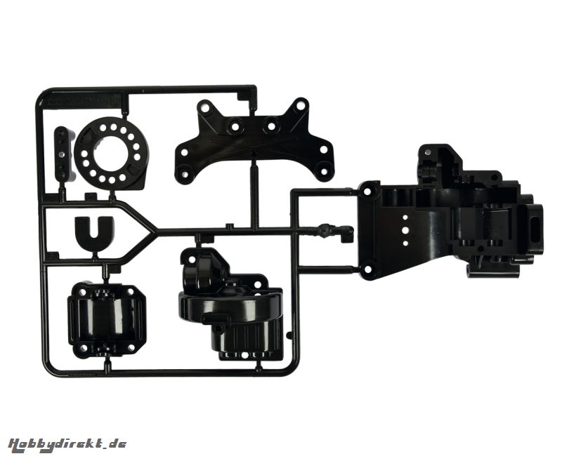 TA-01/02 B-Teile Getr.-Geh. hinten schw. Tamiya 300005575