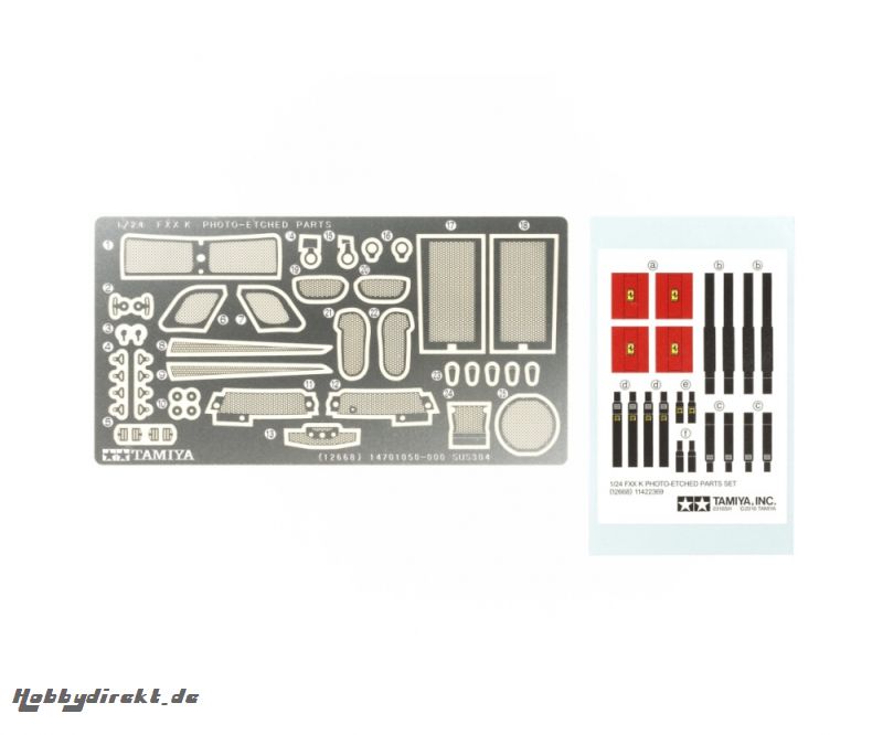 1:24 Ferrari FXX K Photoätzteile Tamiya 12668 300012668