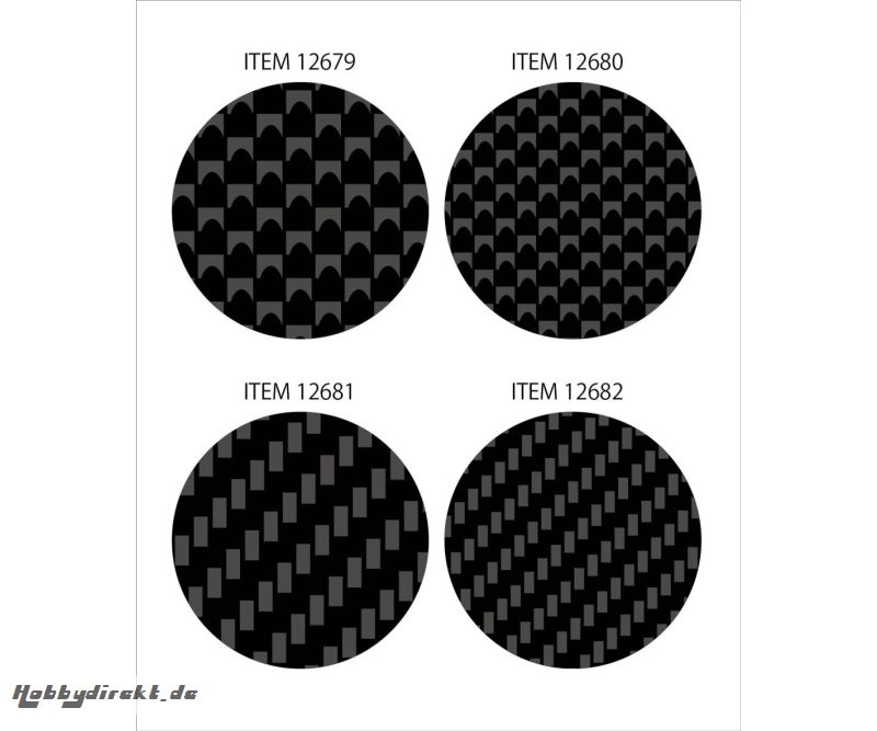 1:6/1:12/1:24 Carbon Dekor Glatt/Fein Tamiya 12679 300012679