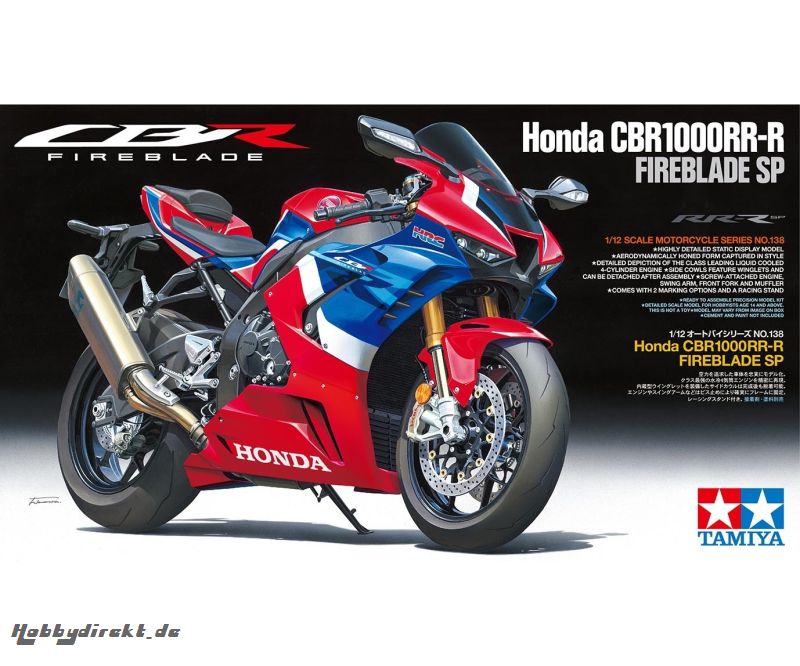 1:12 Honda CBR 1000-RR-R Fireblade SP Tamiya 14138 300014138