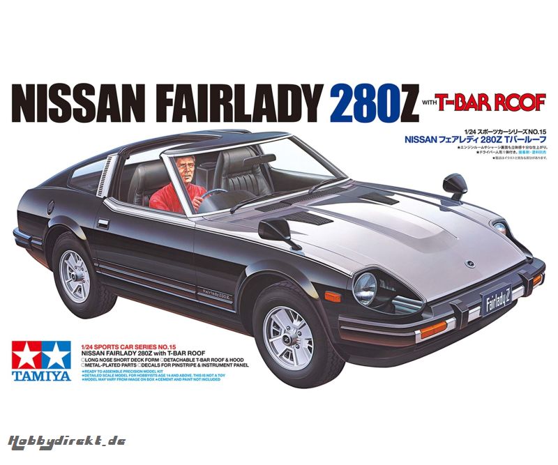 1:24 Nissan Fairlady 280Z T-Bar Dach Tamiya 24015 300024015