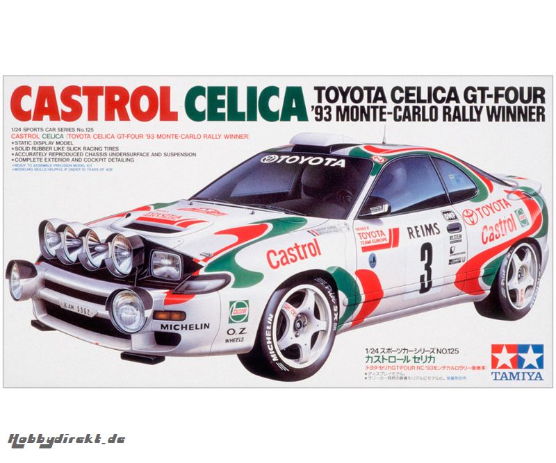 1:24 Castrol Celica Tamiya 24125 300024125