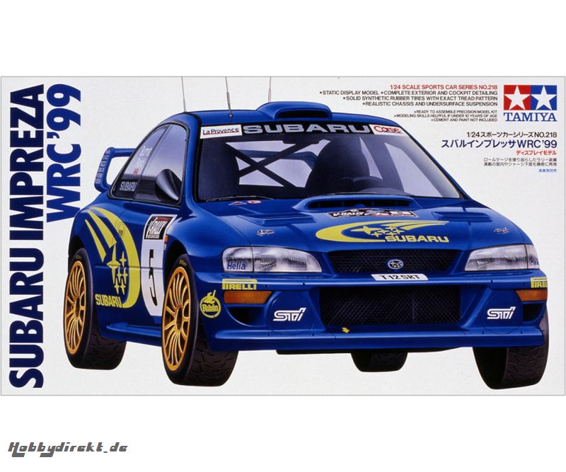 1:24 Subaru Impreza WRC 99 Tamiya 24218 300024218