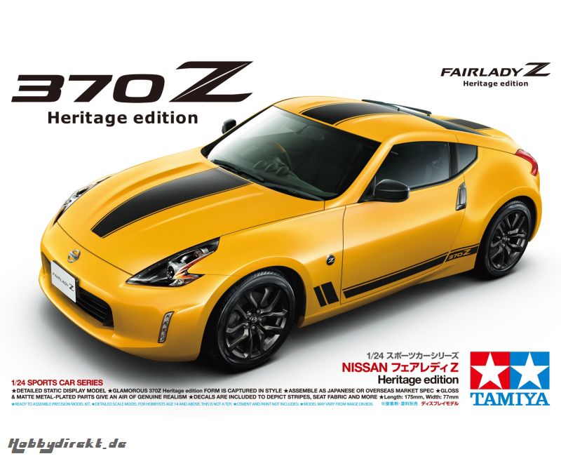 1:24 Nissan 370Z Heritage Edition Tamiya 24348 300024348